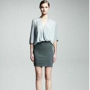 HELMUT Helmut Lang Gala knit mudstone dress